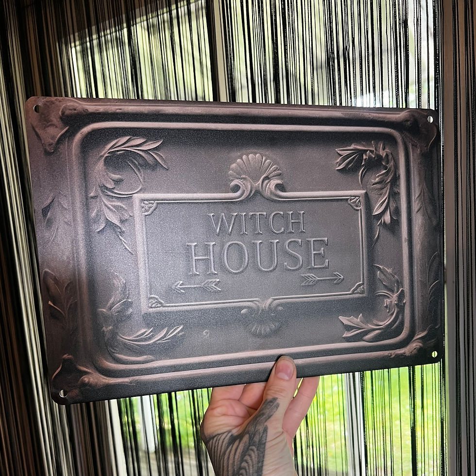Thumbnail: Witch House ~ Tin Sign