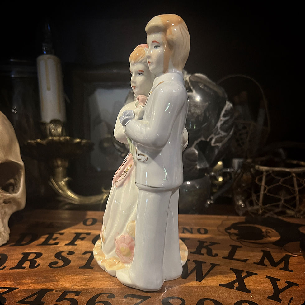 Thumbnail: Bride & Groom China Ornament 