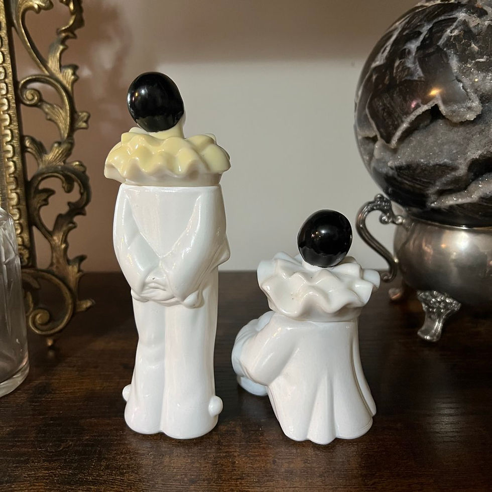 Thumbnail: X2 Avon Pierrot Clown Perfume Bottles 