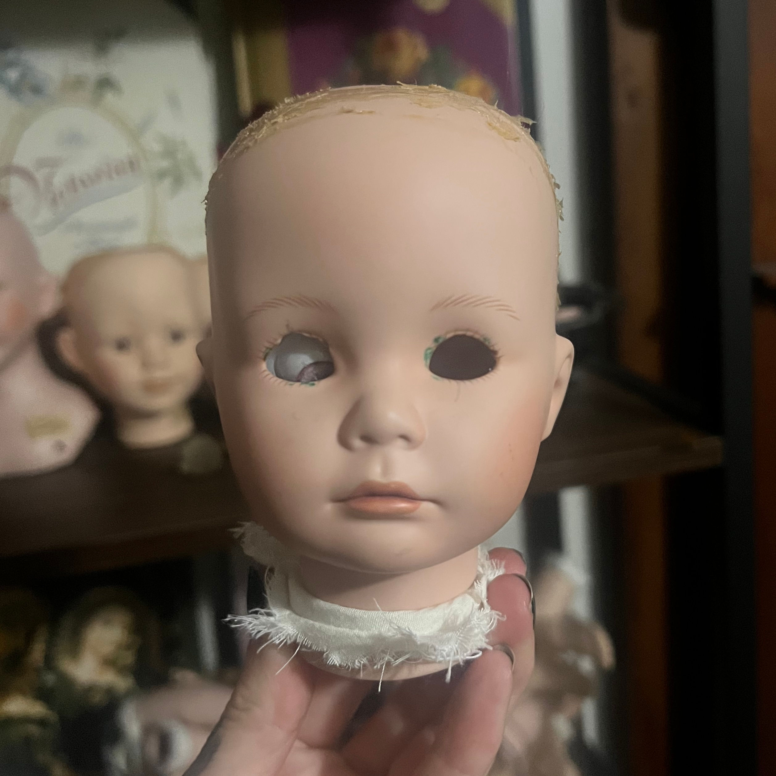 Creepy Dolls Head