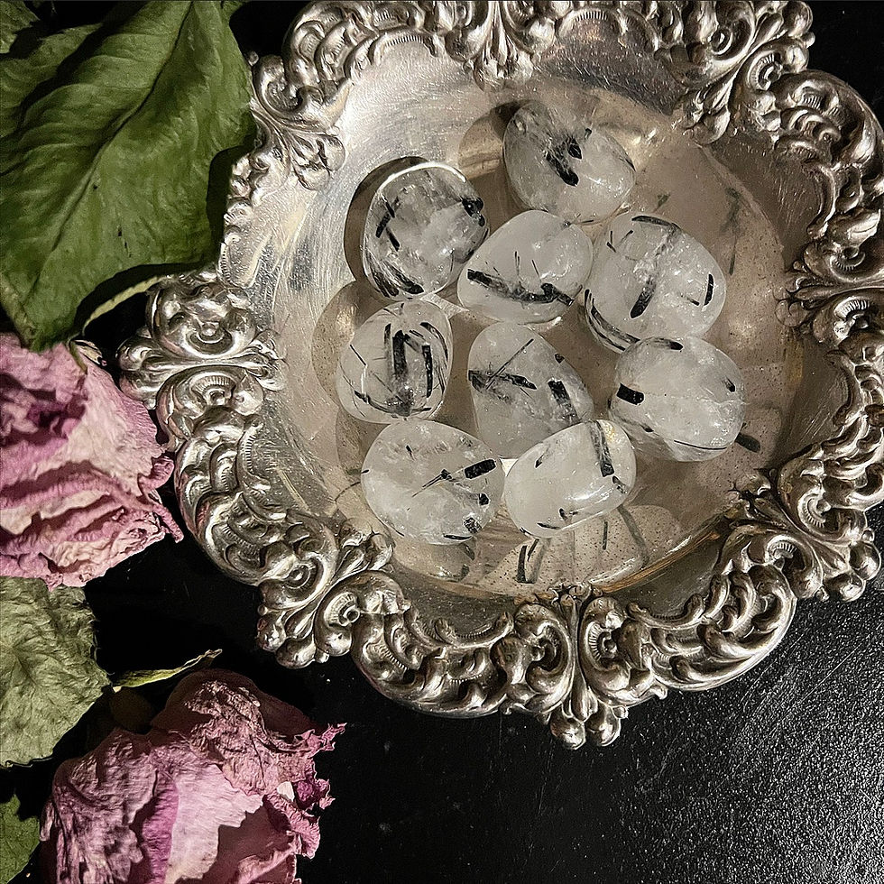 Tourmaline & Clear Quartz Energetic Protection / Regulates Energy