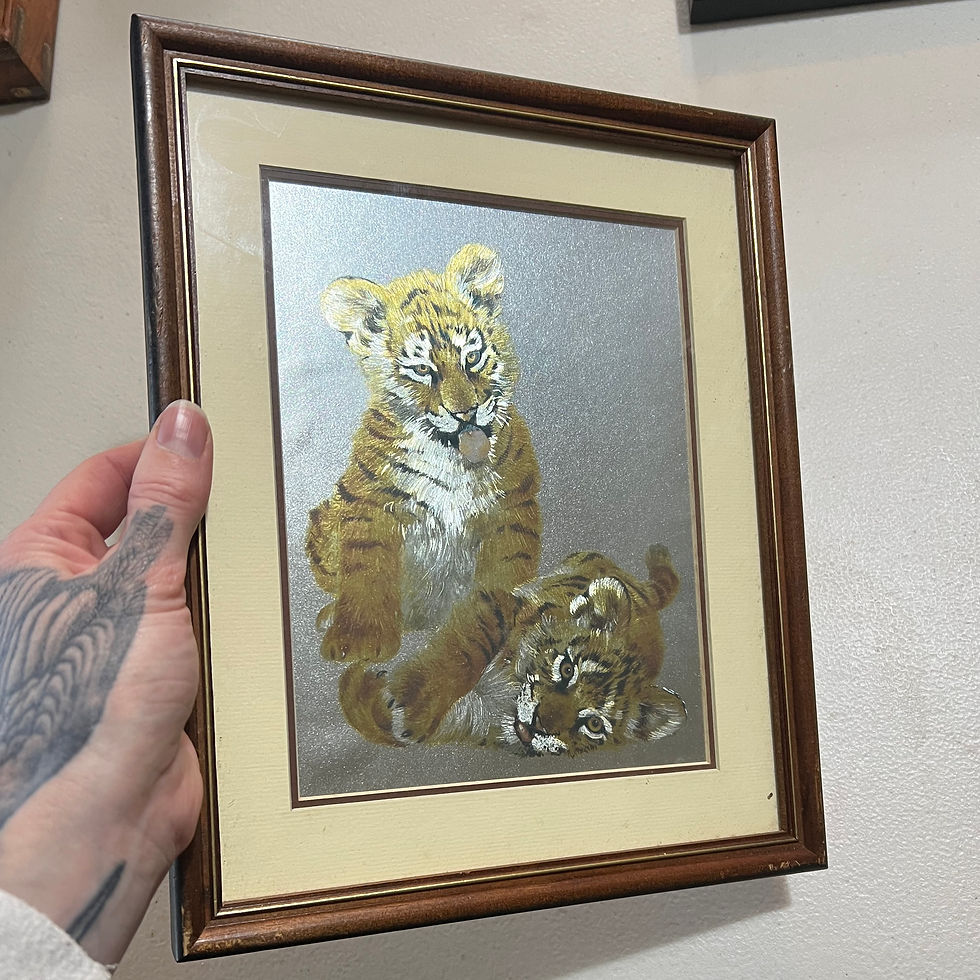 Thumbnail: Tiger Cubs Foil Print 