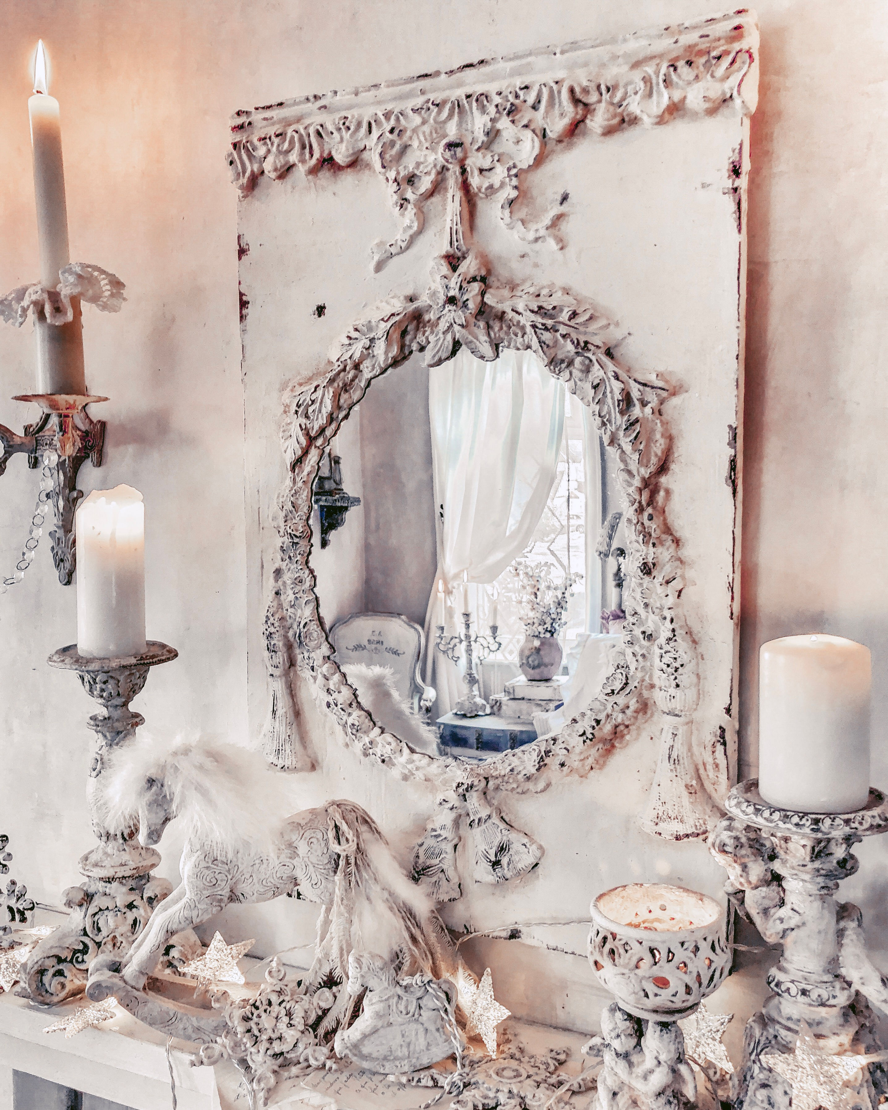 White Wall Mirror