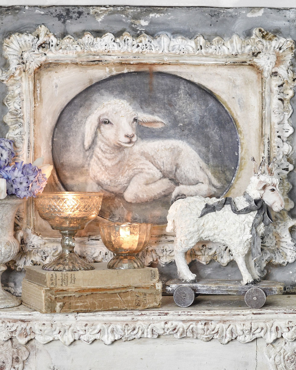 Thumbnail: "Serenity's Lamb" - painting