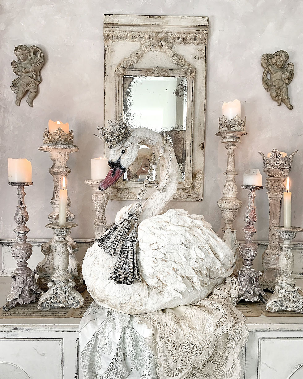 Thumbnail: "Lake Serenity" Swan Queen Sculpture
