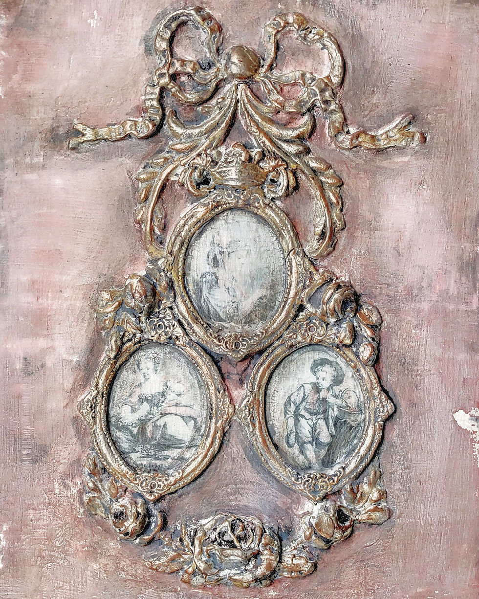 Thumbnail: Triple Portrait Plaque