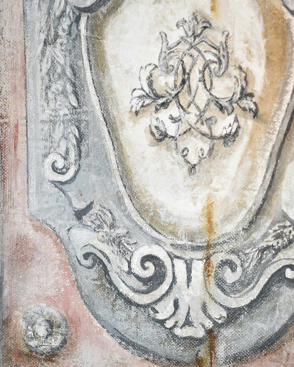 Thumbnail: Hand-Painted Heraldic Crests Canvases