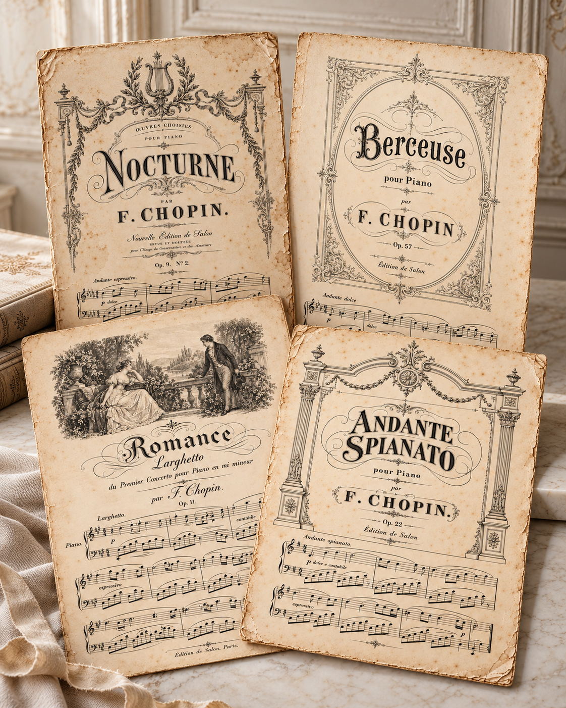 The Chopin Salon Folio — Complete Set of Four