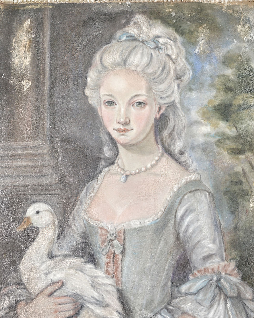 Thumbnail: Clara with Her White Duck