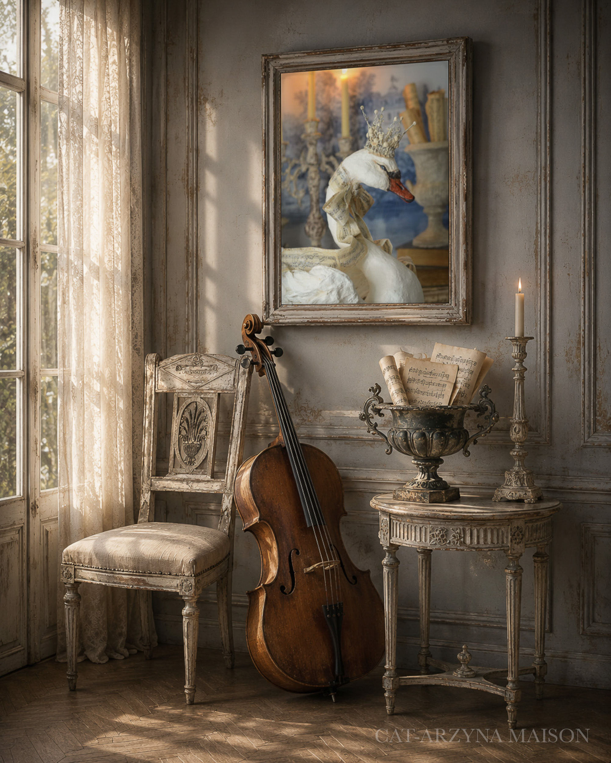 Plate II Serenade Profile — Swan Sonata Collection | Royal Archive Edition