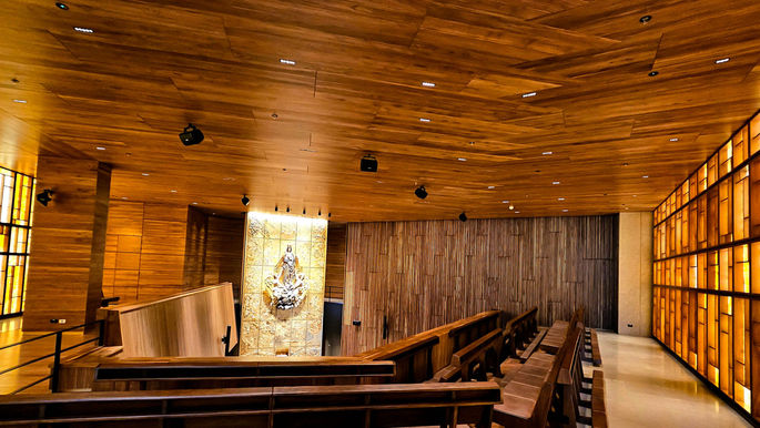 The oratory of the Sabana University of Bogotá, Colombia