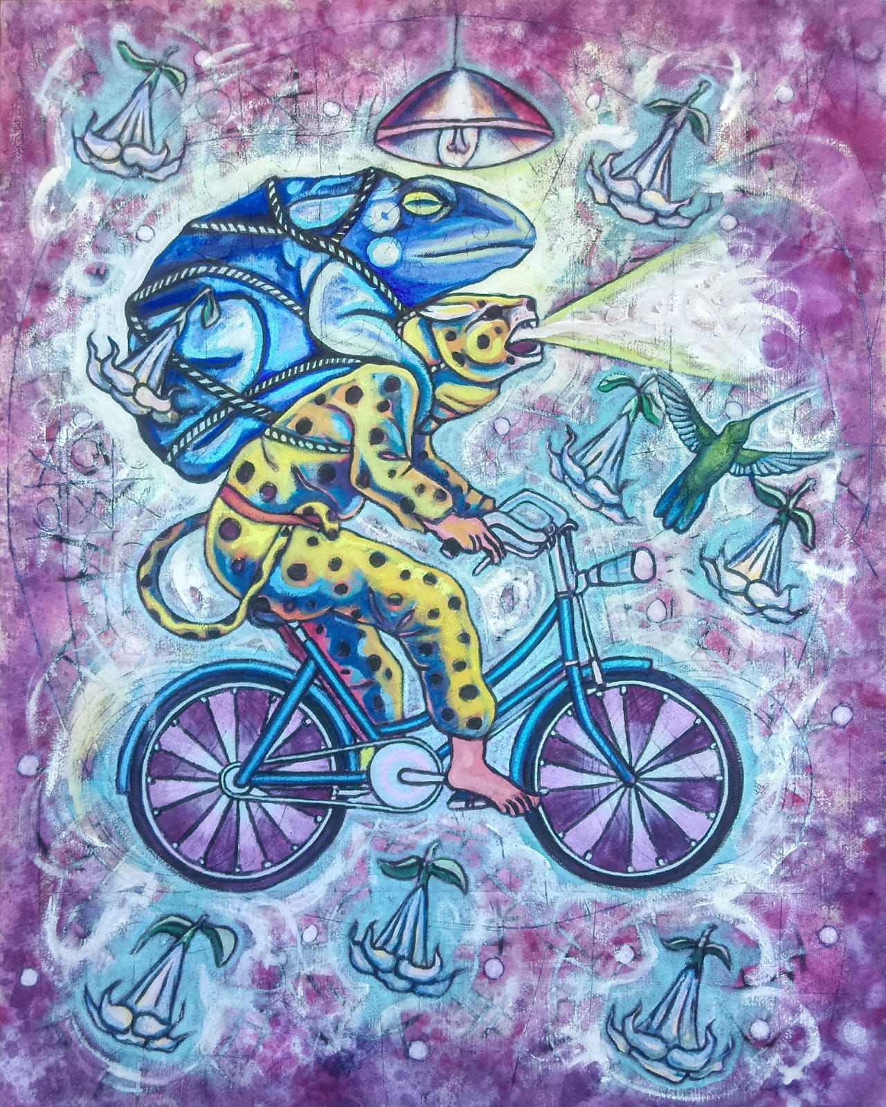 Nahual en bicicleta, 2021