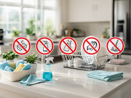 5 Häufige Reinigungsfehler im Haushalt – und wie man sie ganz einfach vermeidet