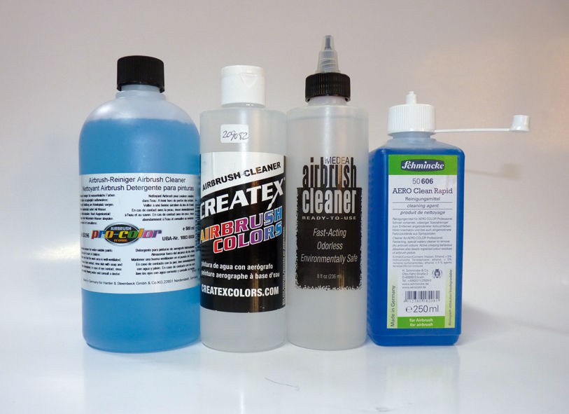 Airbrush cleaners