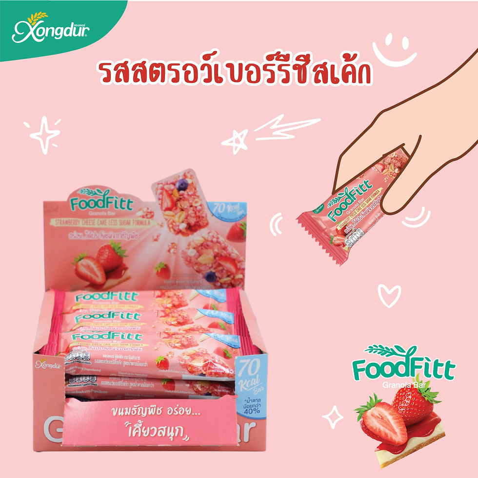 縮圖：FoodFitt 美味棒 - 士多啤梨乳酪 (15G X 12)