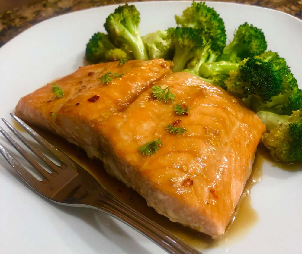 Honey Dijon Glazed Salmon