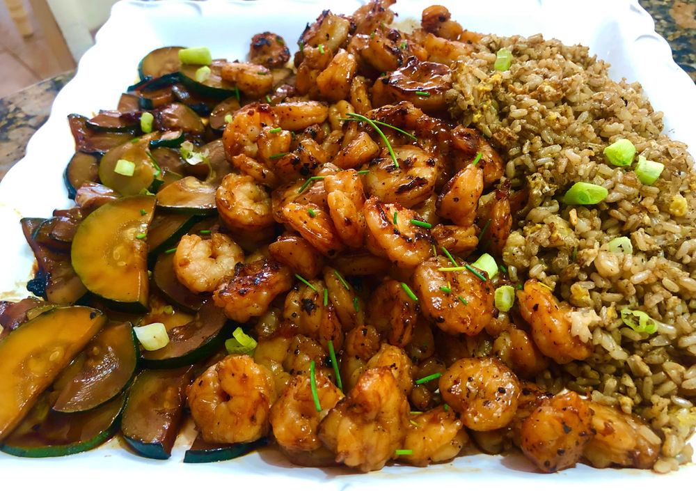 Hibachi Teriyaki Shrimp