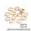 Thumbnail: Set of Gold Knuckle Rings