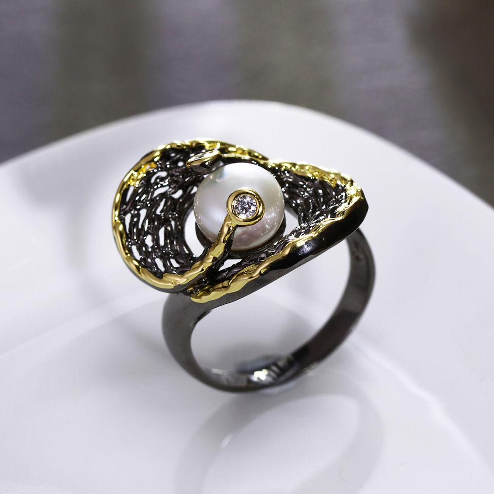 Fresh Water Pearl Dish Ring