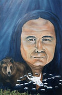 Painting of Sun Bear Chief of Bear Tribe