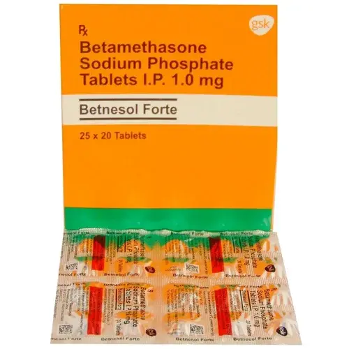 BETNESOL FORTE 1MG TABLETS (BETAMETHASONE)