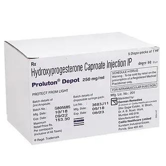 Thumbnail: PROLUTON DEPOT (HYDROXYPROGESTERONE CAPROATE)