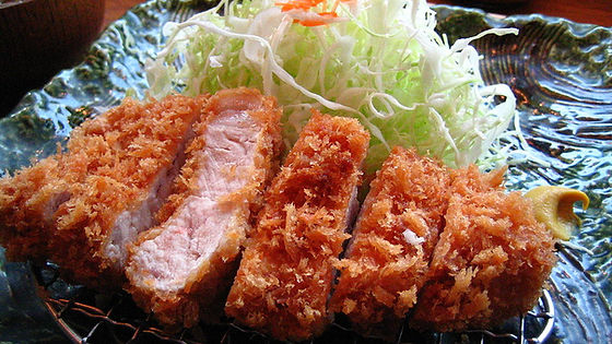 Tonkatsu porc frit