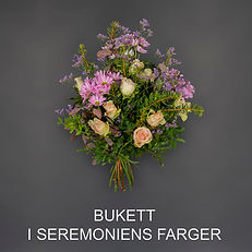 Bouquet in the colors of the ceremony