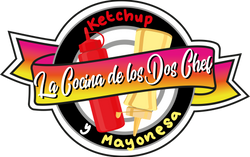 letrero cocina dos chef