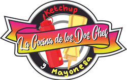 letrero cocina dos chef