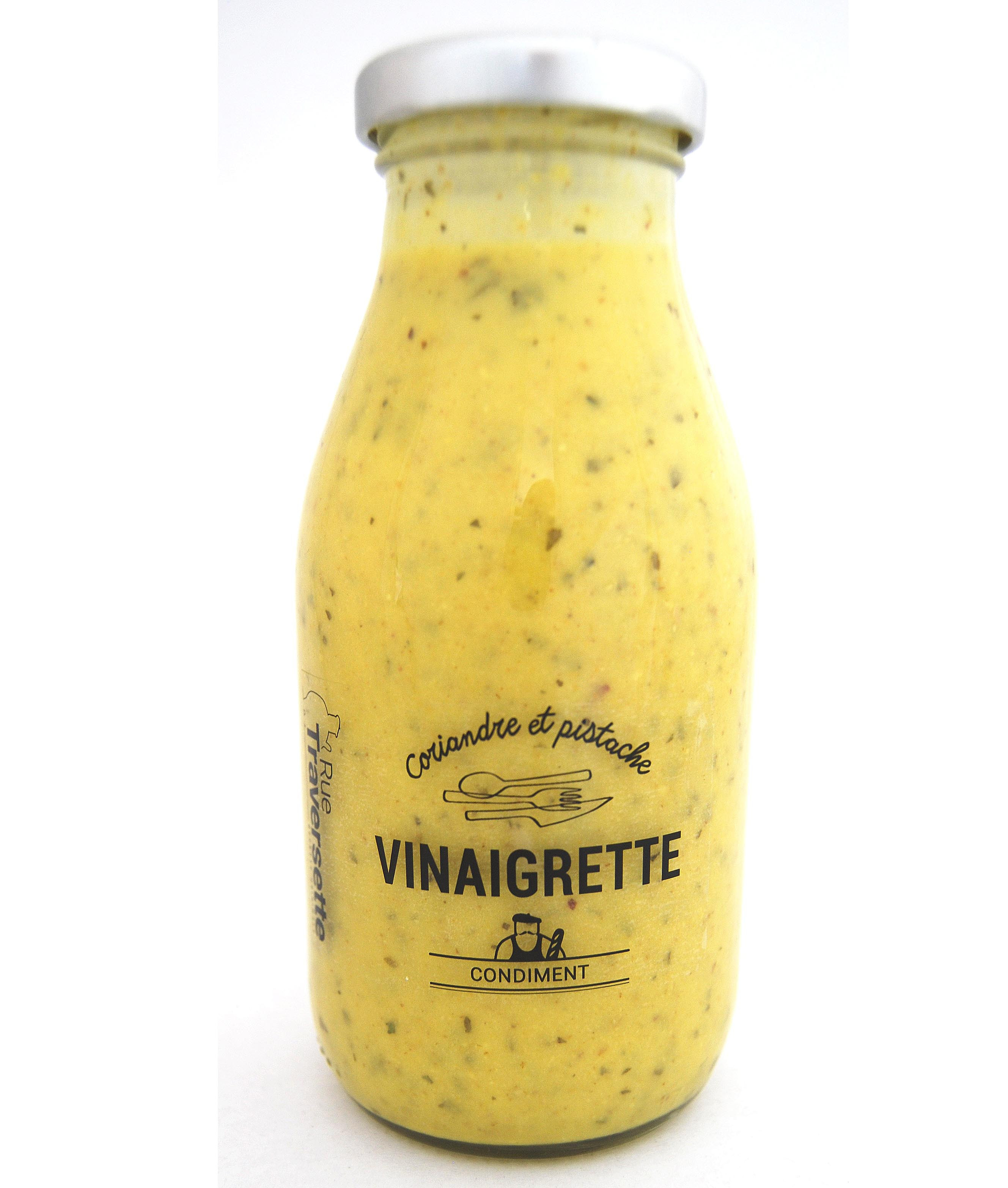 Coriander pistachio vinaigrette