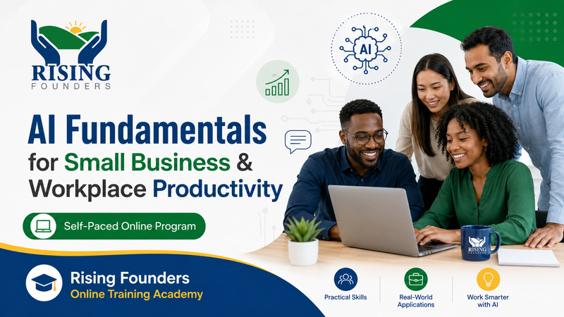AI course for small business by Rising Founders Online Training Academy