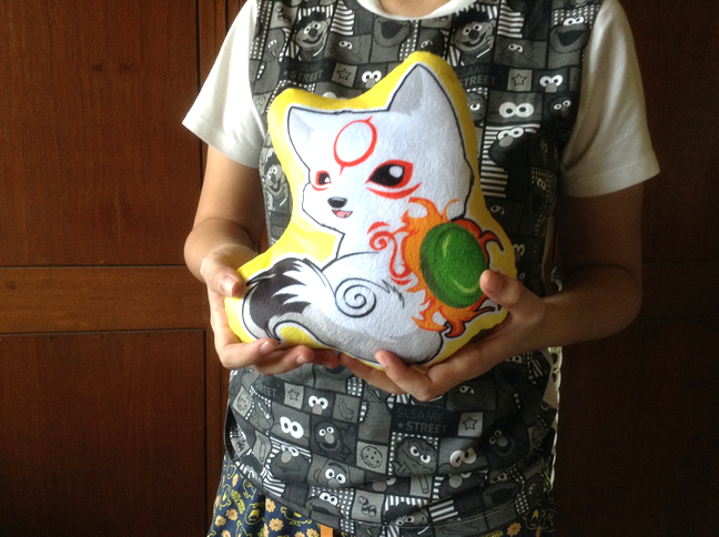 Thumbnail: Okamiden Chibiterasu Pillow