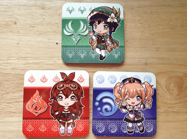 Thumbnail: Genshin Impact Mug Coasters