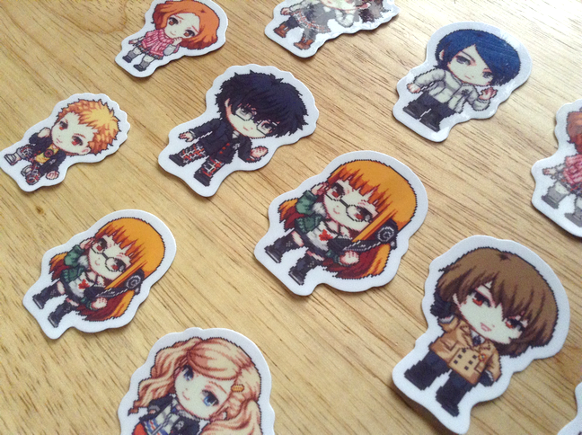 Thumbnail: Persona 5 Vinyl Stickers (Heroes set)