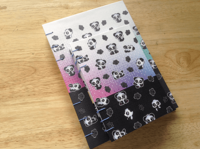 Thumbnail: Panda Journal Coptic Stitch (A6/A5 size)