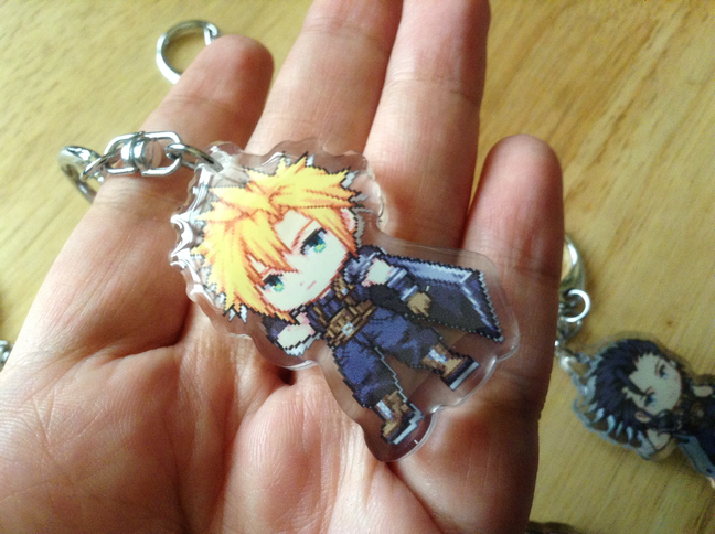 Thumbnail: FF7 Acrylic keychains