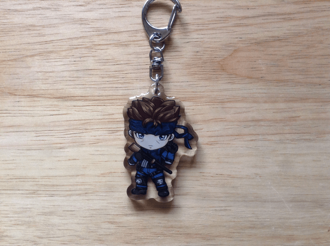 Thumbnail: Metal Gear Solid Snake Acrylic keychain