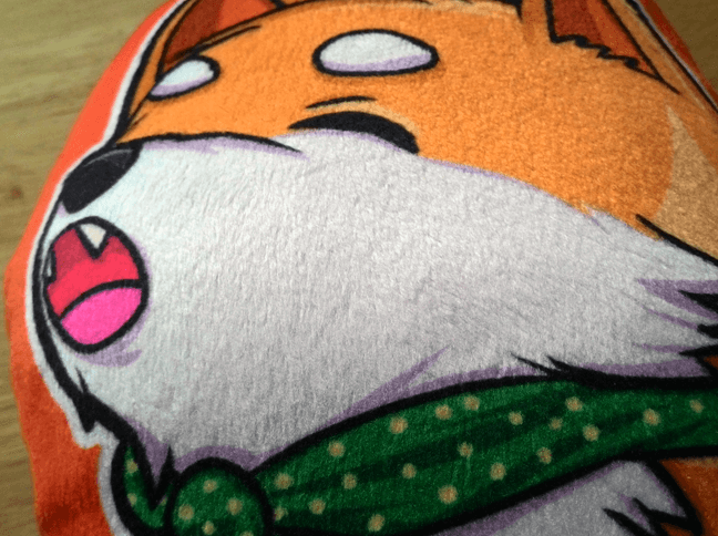Thumbnail: Shiba Inu howl pillow