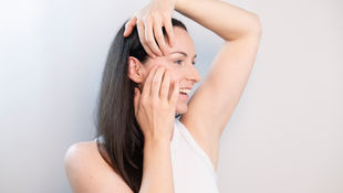 Face Yoga vorher nachher, Doppelkinn, Zornesfalten, nasolabialfalten