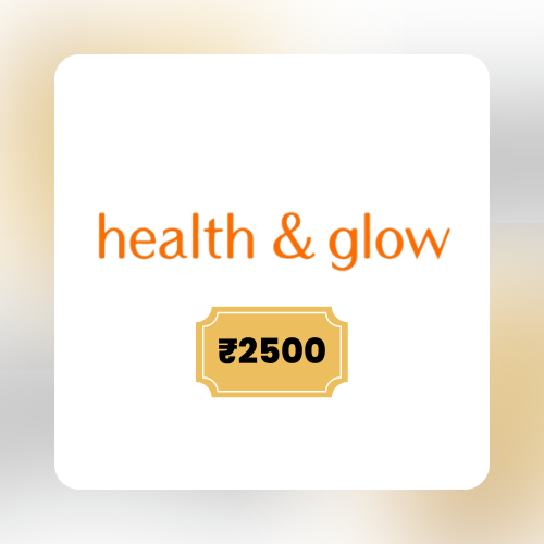 Health and Glow | Flat 9% off | ₹2500 E-Gift Card | Instant Delivery | 1yr valid