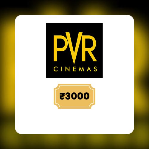 PVR | Flat 17% off | ₹3000 E-Gift Vouchers | Instant Delivery | 1 Year V