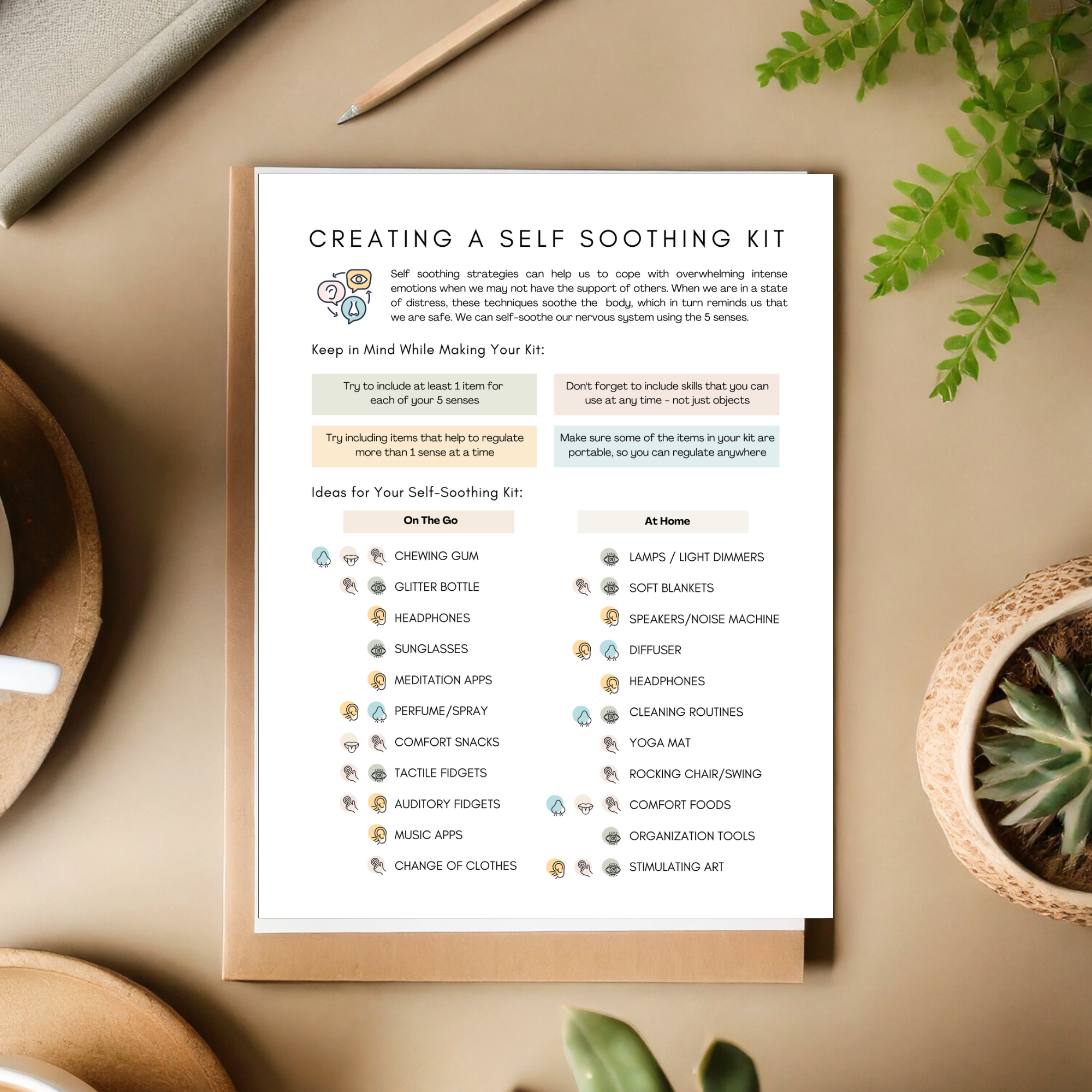 Self Soothing Kit Builder
