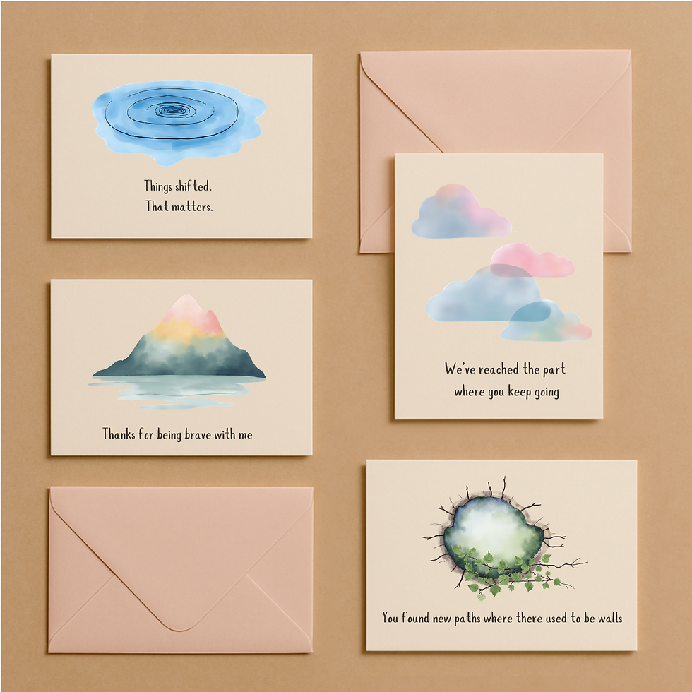 Thumbnail: Therapeutic Goodbye Cards: Bundle