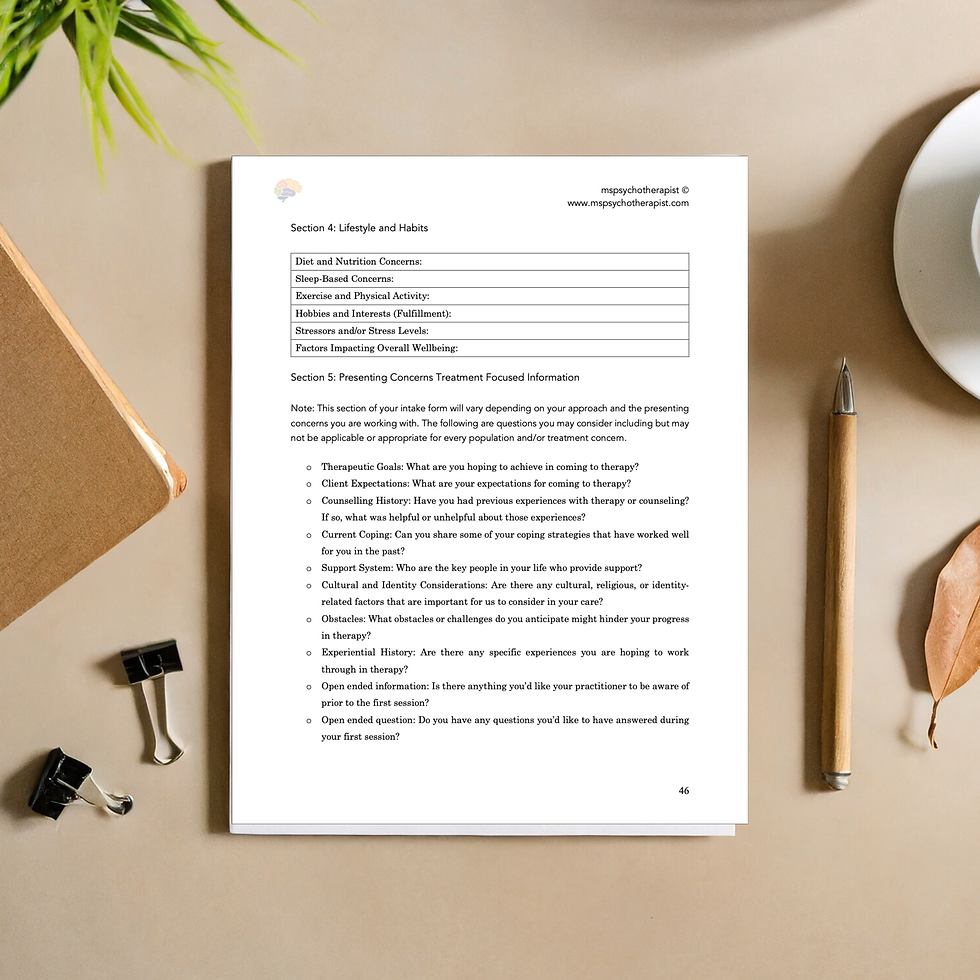 Thumbnail: Intake and Consent Form Guide