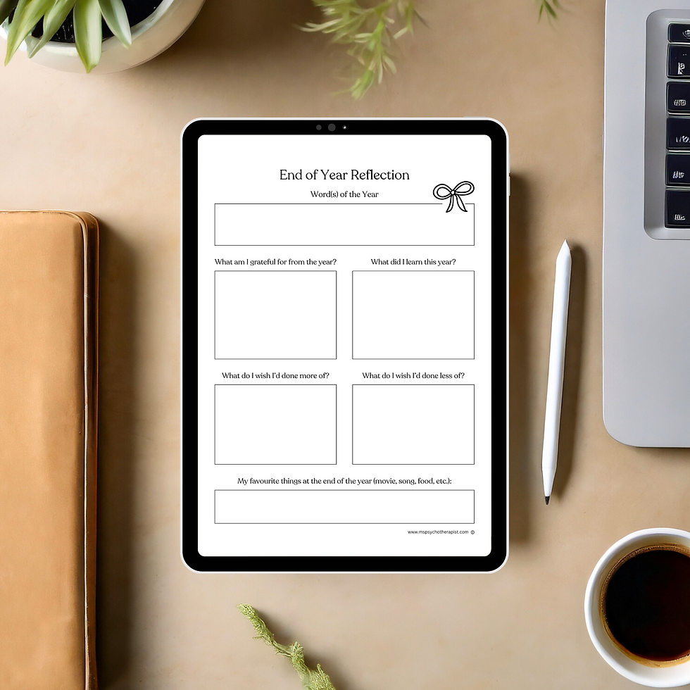 Thumbnail: New Years Reflection Workbook