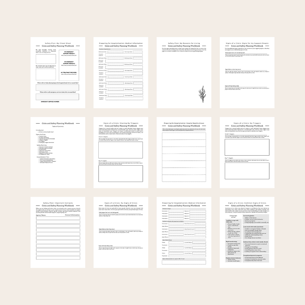 Thumbnail: Crisis, Safety, and Hospitalization Plan