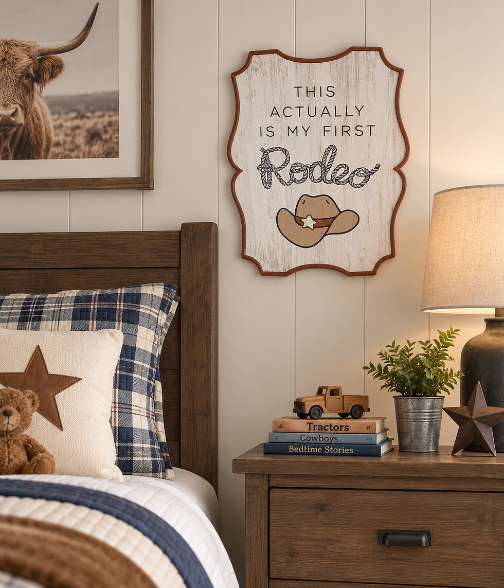 This Actually Is My First Rodeo 
Wall Decor