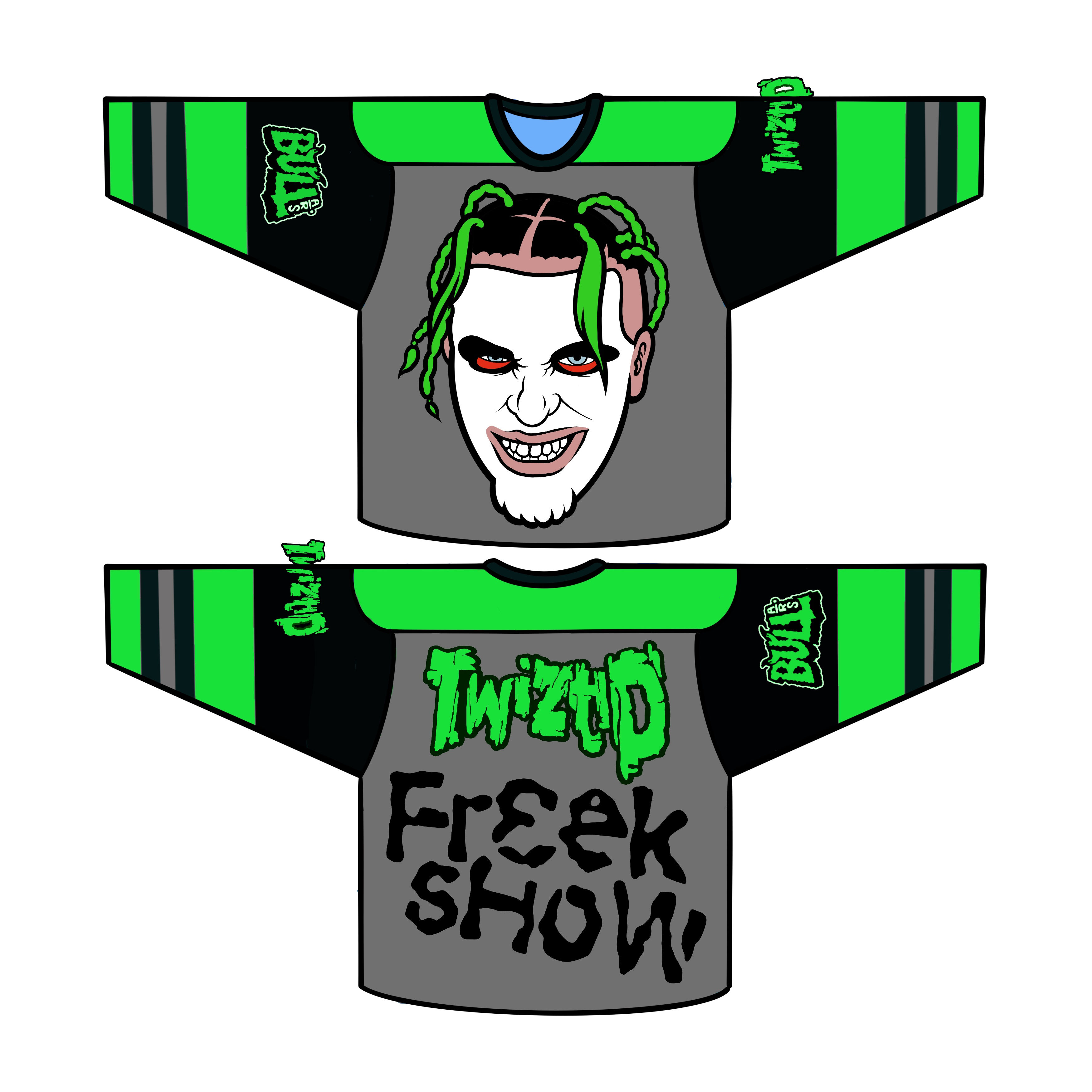 Twiztid Freek Show Monoxide Child Hockey Jersey