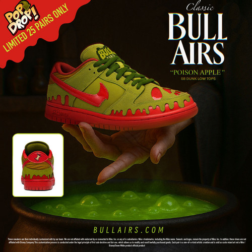 Poison Apple - Custom SB dunk lows | Bull Airs